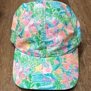 NWOT Lilly Pulitzer Hat Run Around Hat Lilly Loves California